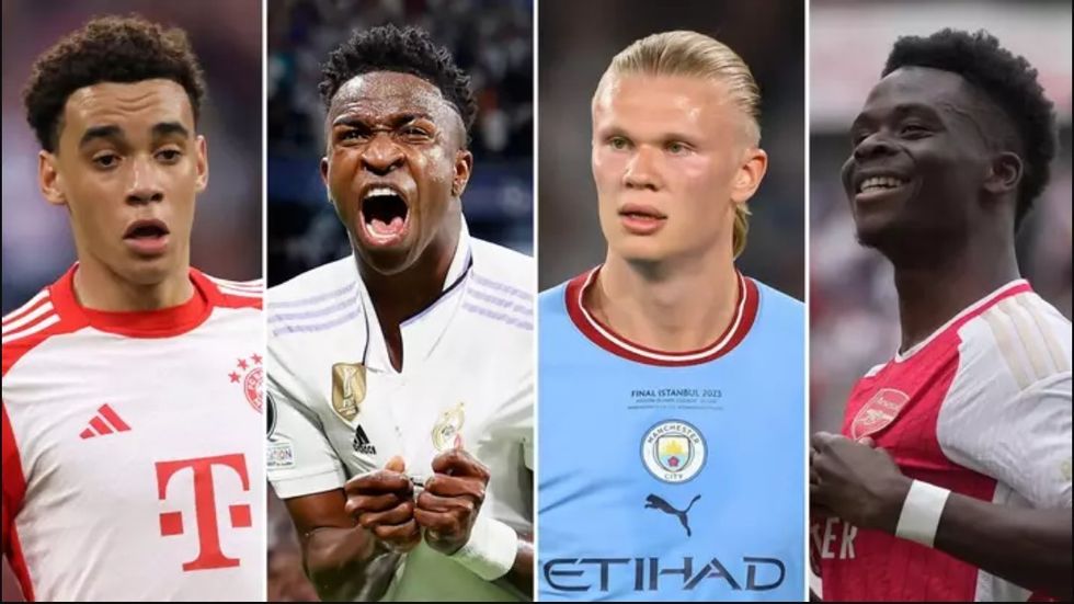 musiala vini haaland saka