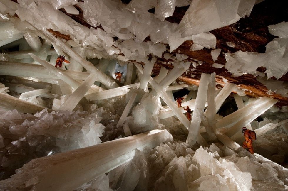 naica crystal cave mexico beautiful 809448227