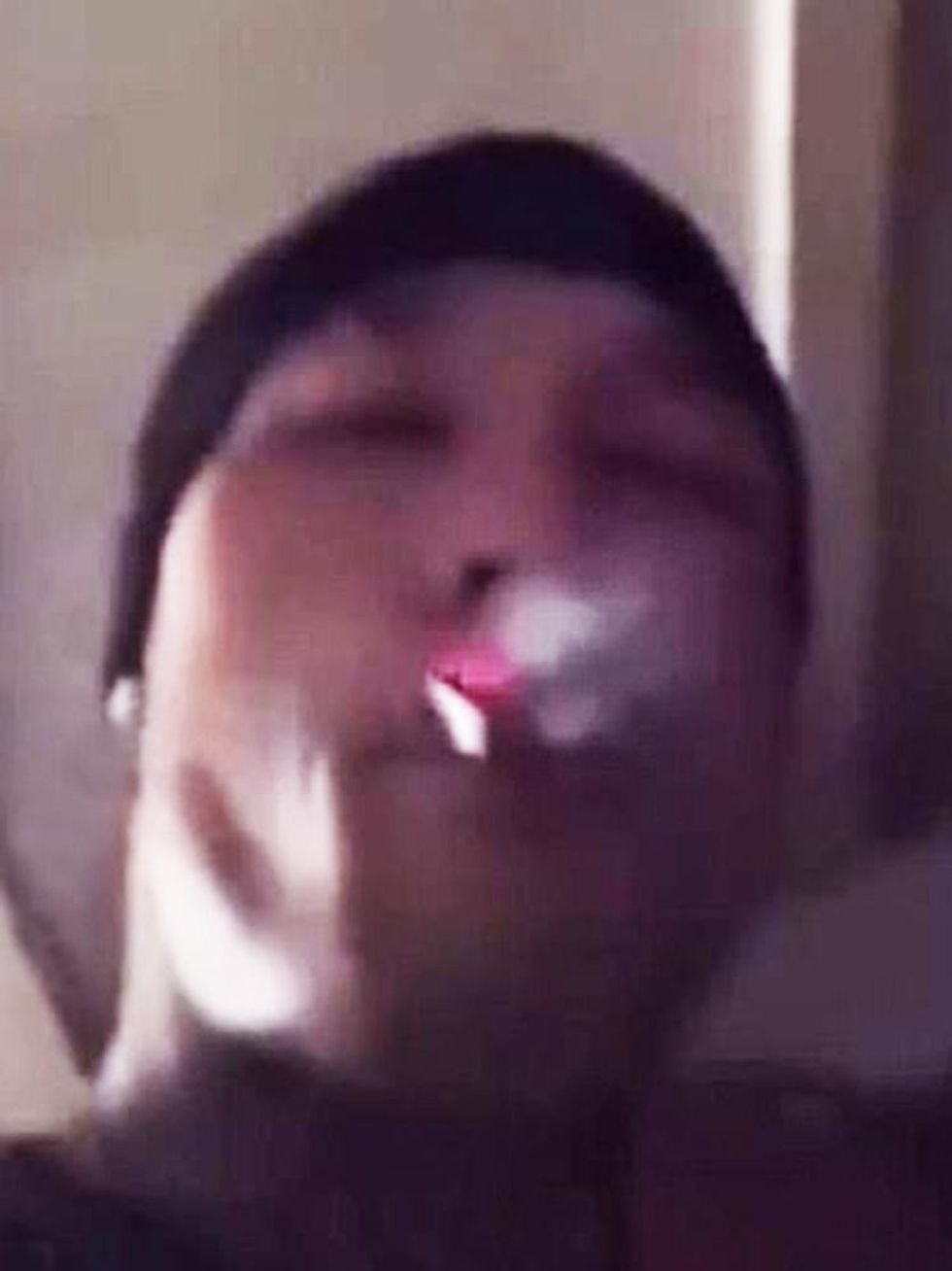 Nainggolan Smoking Instagram