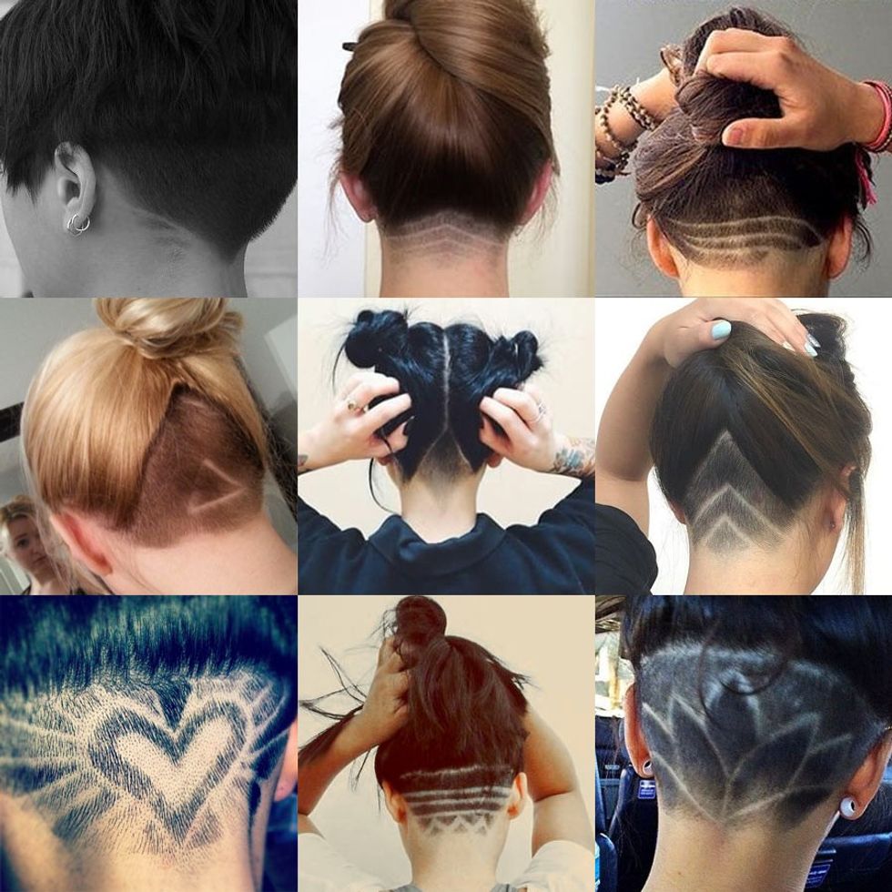 Nape Undercut Designs for Women