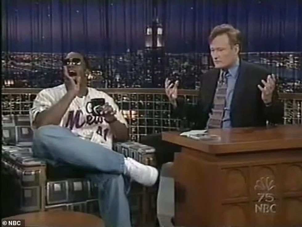 Në fund të intervistës, O'Brien pyeti për ndonjë personazh të famshëm që ka 'pushtuar' një nga festat e Diddy-t.