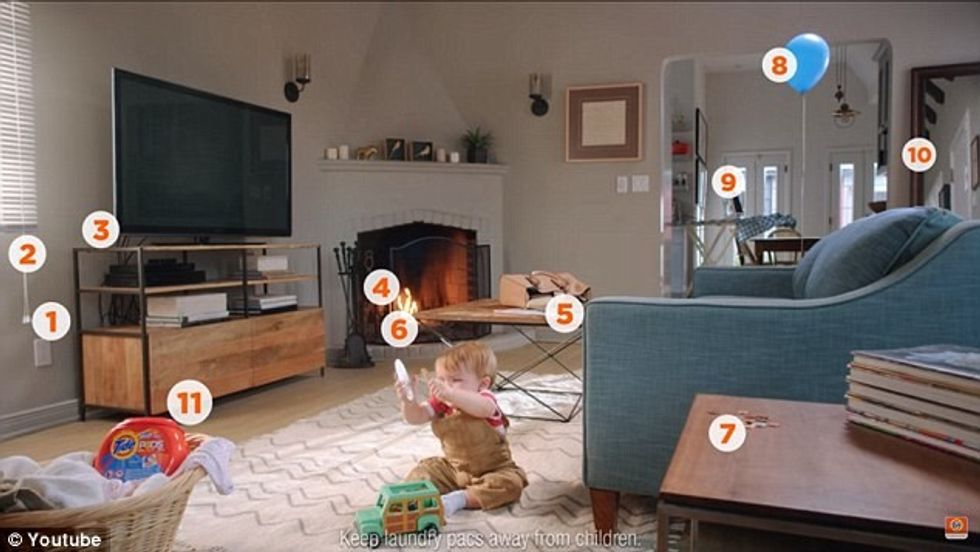 Në këtë fotografi janë 11 gjëra qe do te mund ta lendonin rende femijen foto 2