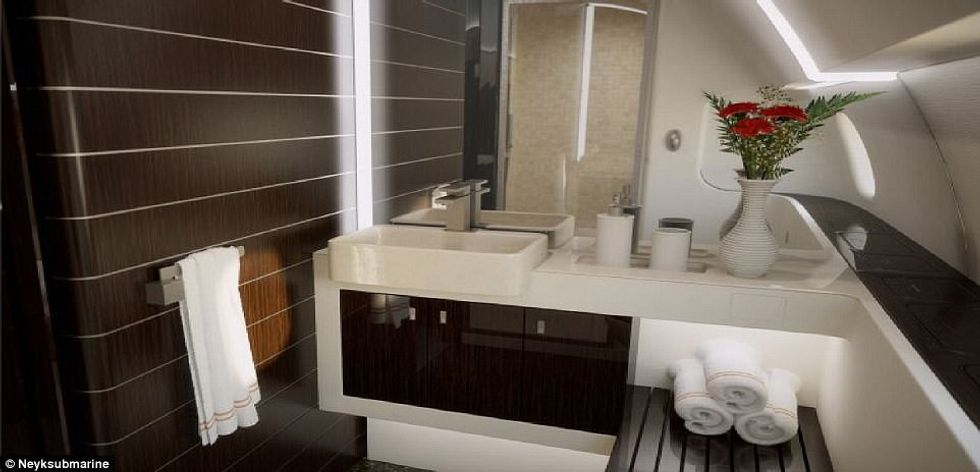 Nëndetësja luksoze për 20 persona qe mund te zhytet deri ne 500 metra thellesei foto 8