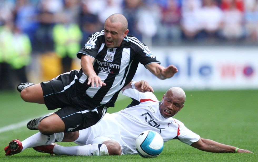 newcastles stephen carr left tackled 3548733