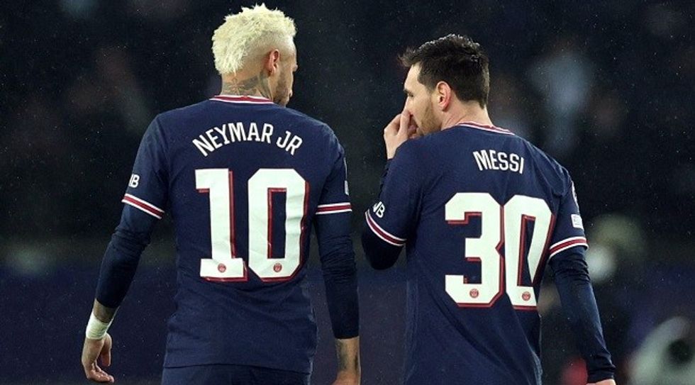 Neymar and Messi