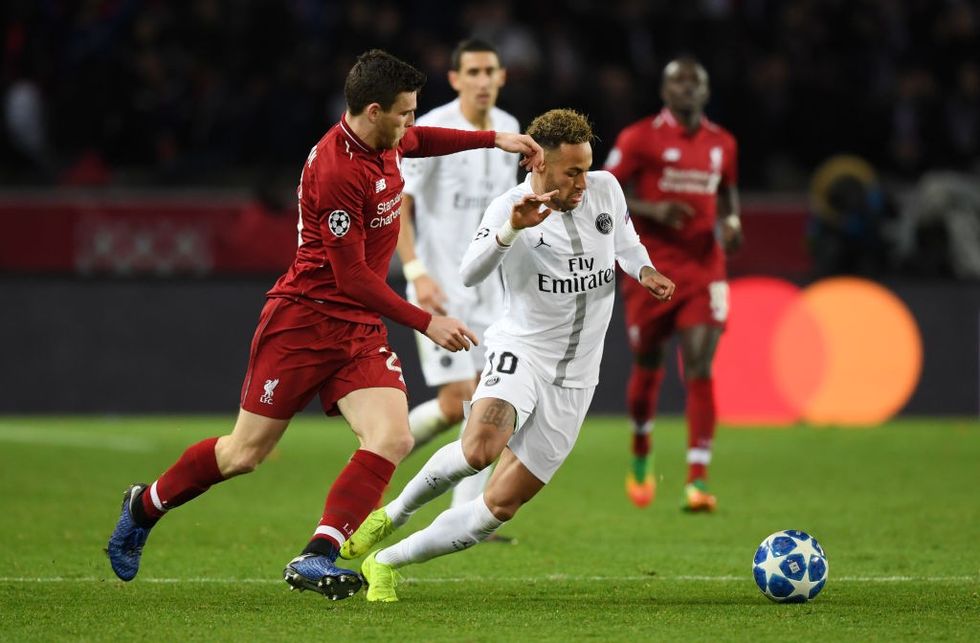 Neymar Andy Robertson