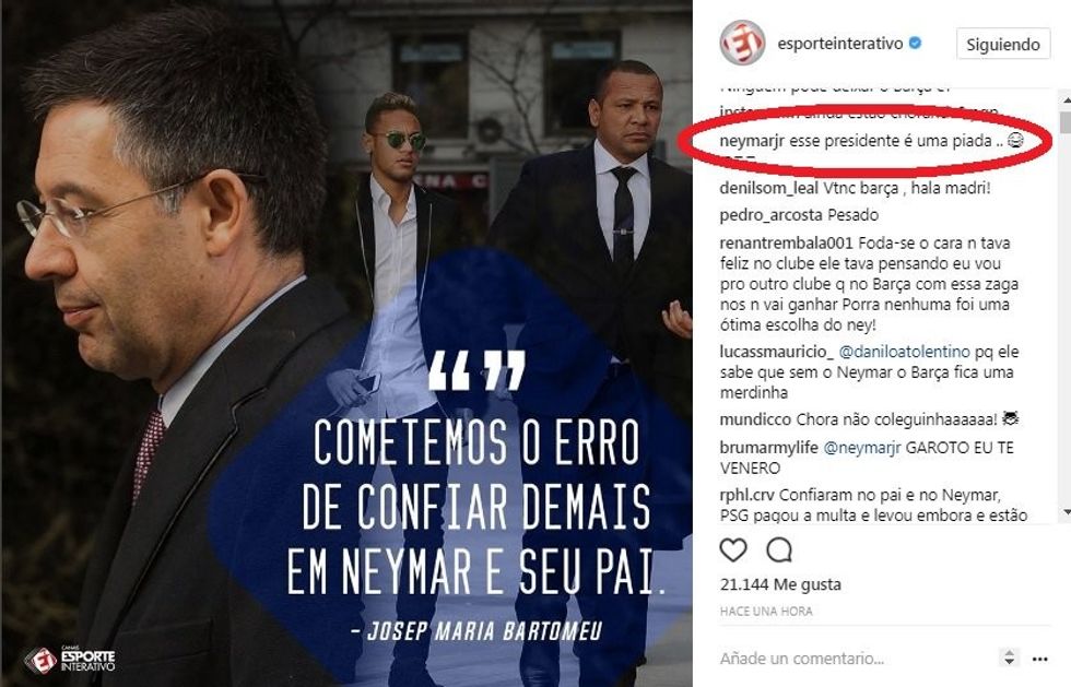 neymar instagram comment 1xjjlw20mgjgk1jrz8sy3jak6a