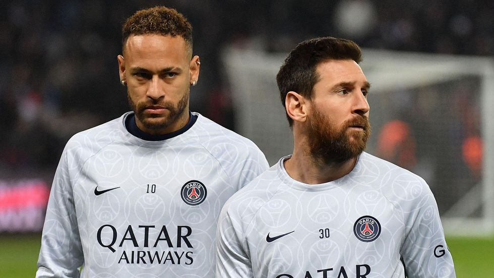 Neymar Messi psg