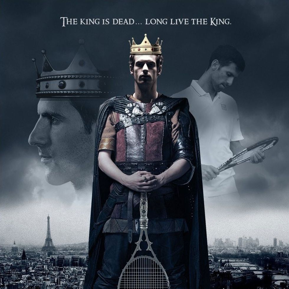 Një fotomontazh interesant për fitoren e Andy Murray