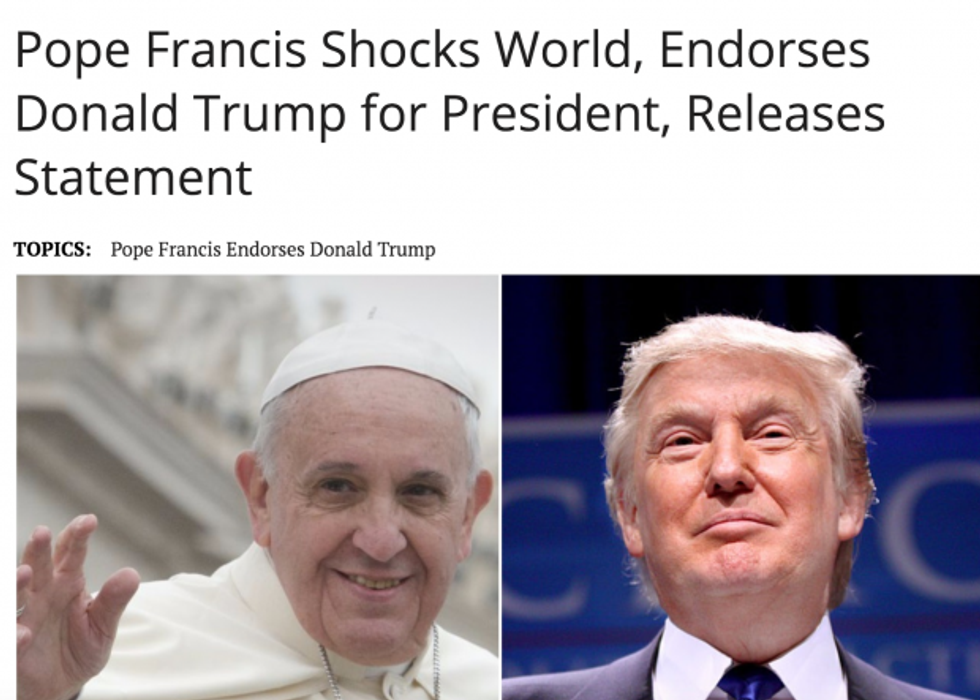 Një nga lajmet e rrejshme që u bë hit