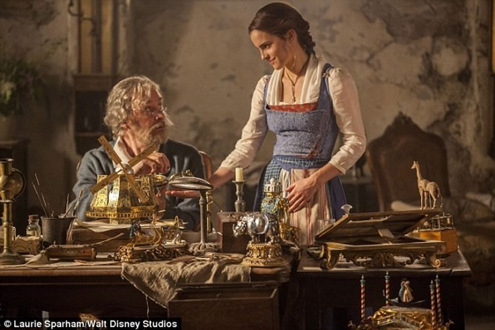 Një nga skenat e xhirimeve të versionit të vërtetë të filmit