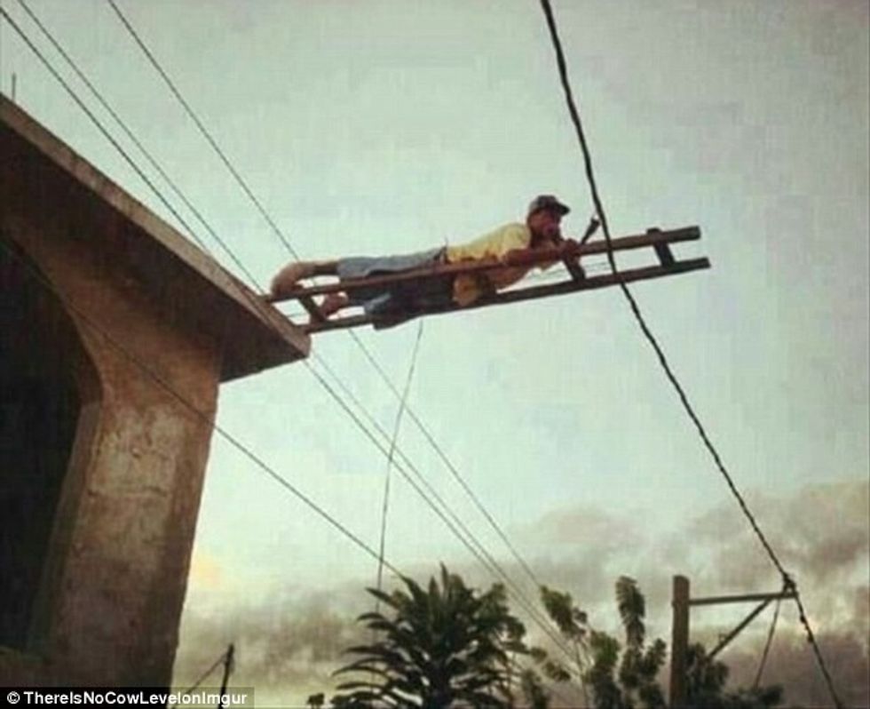 Njerëzit qesharak që vepruan krejtësisht kundër logjikës foto 6