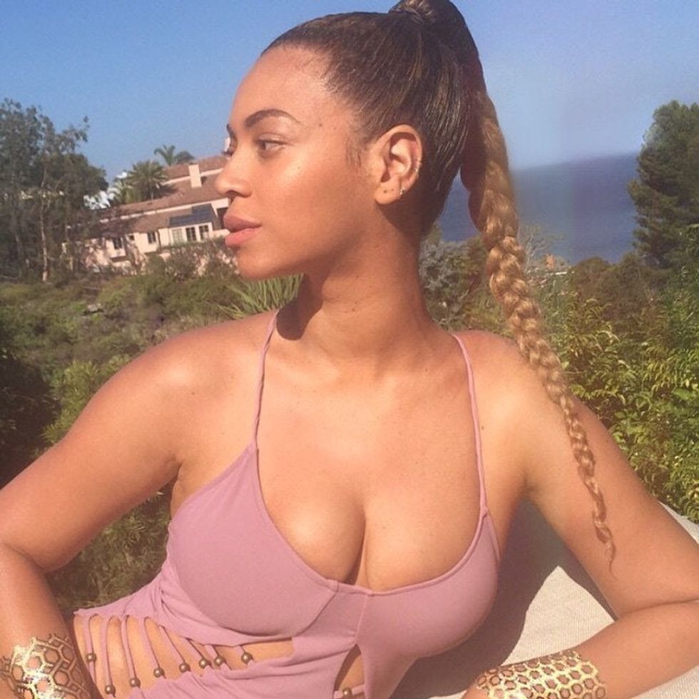 no makeup selfie beyonce
