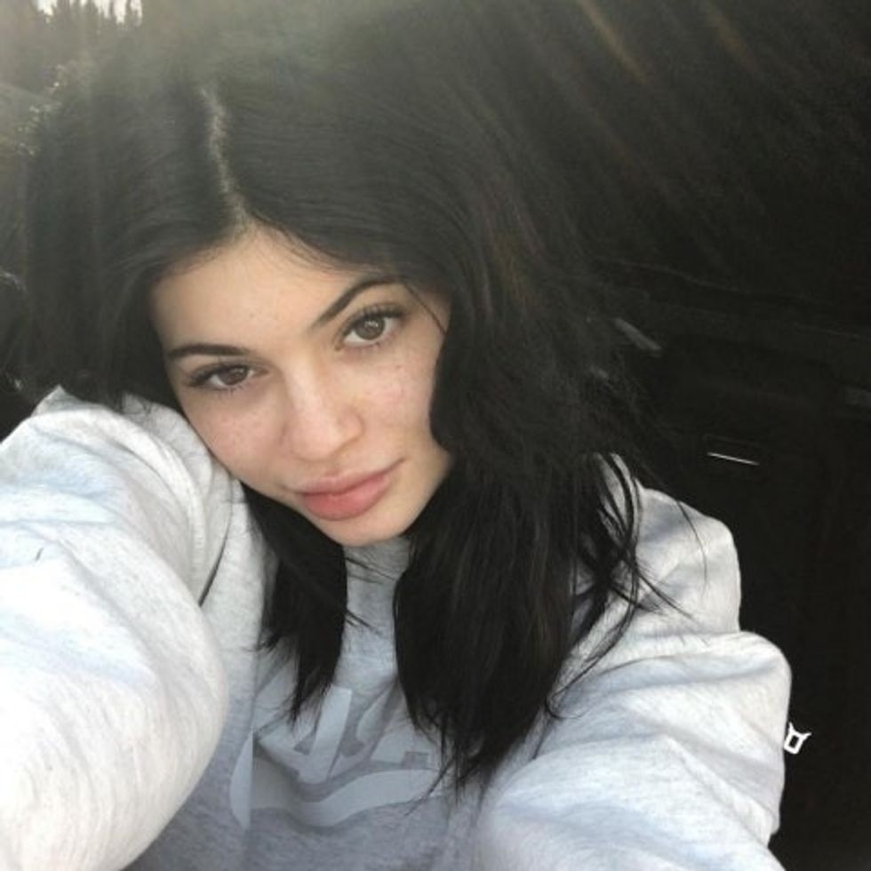 no makeup selfie kylie 01