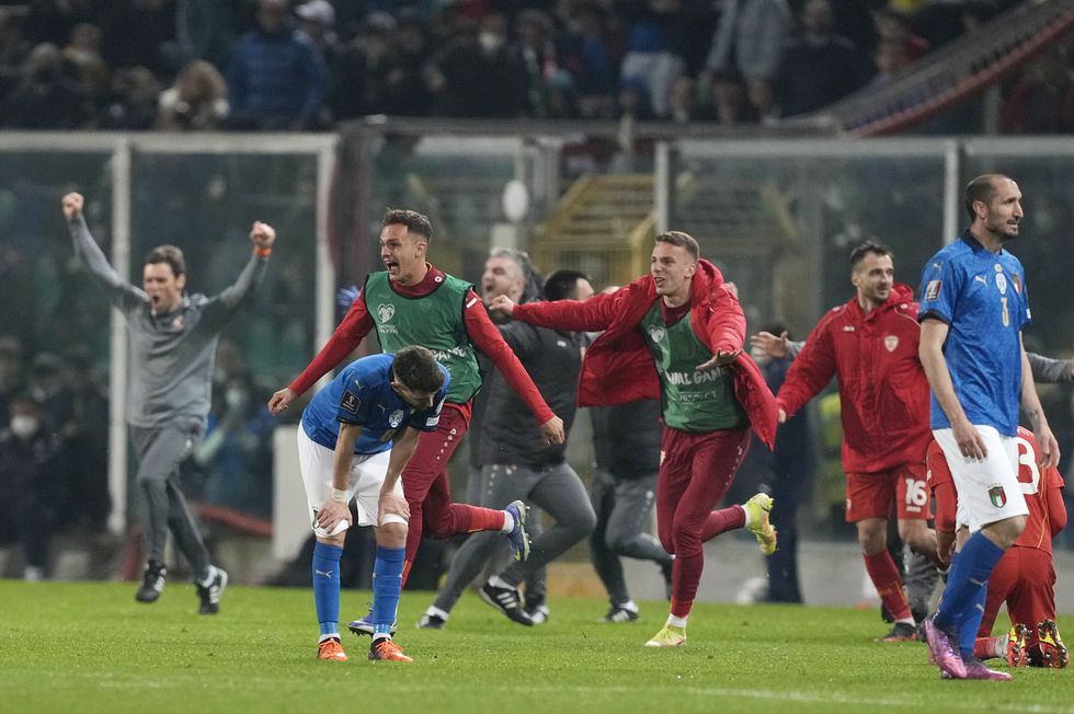 North Macedonia stunned Italy as they eliminated them from the 2022 World Cup