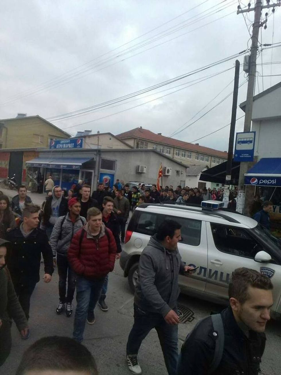 Nxenesit ne Prilep ne proteste kunder dygjuhesise 4