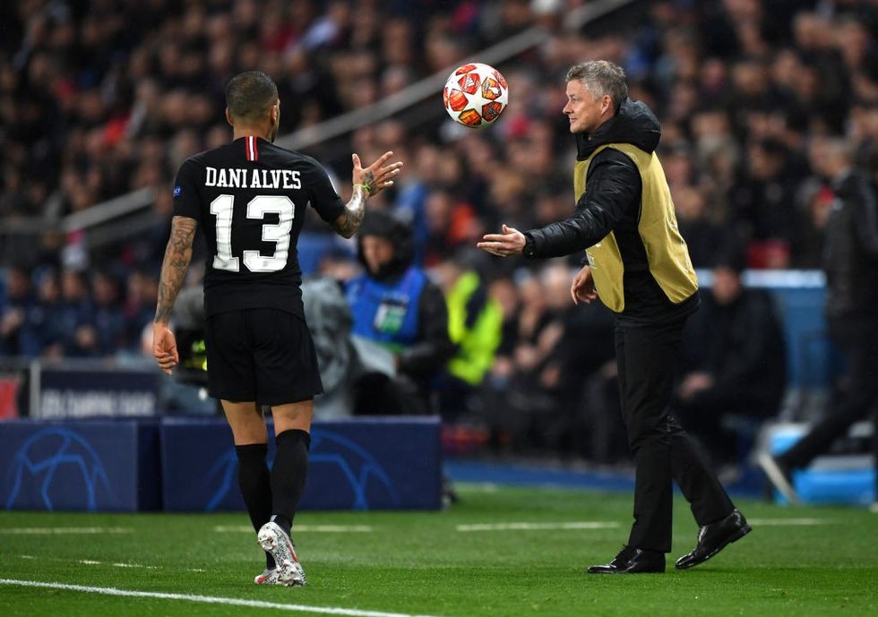 Ole Gunnar Solskjaer Dani Alves