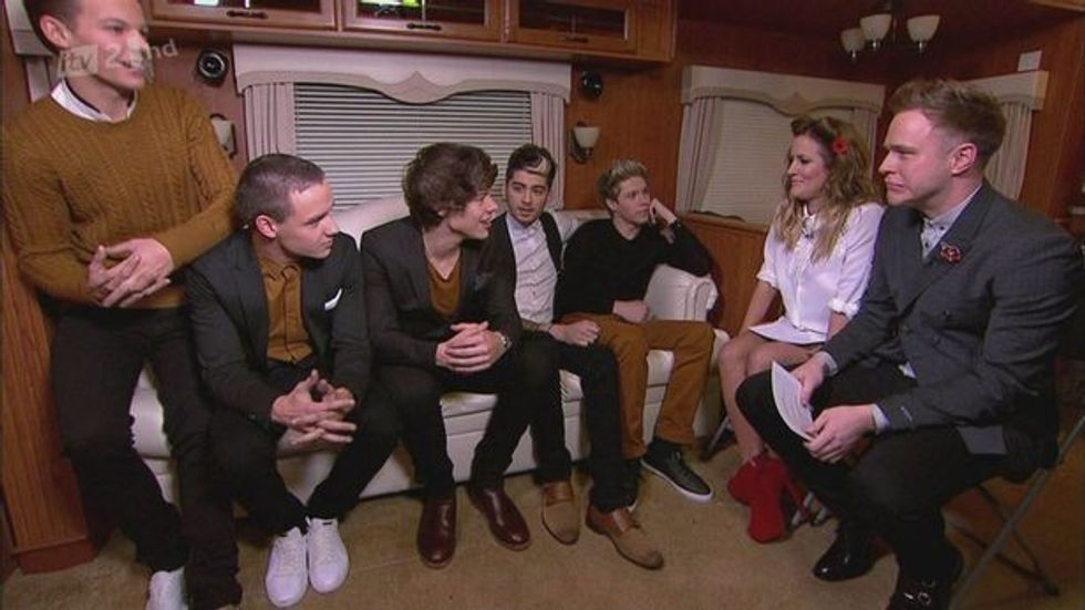 Olly Murs Caroline Flack and One Direction