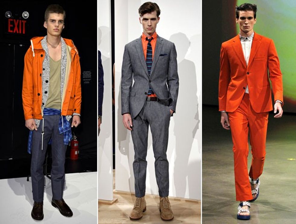 orange spring fashion trend men