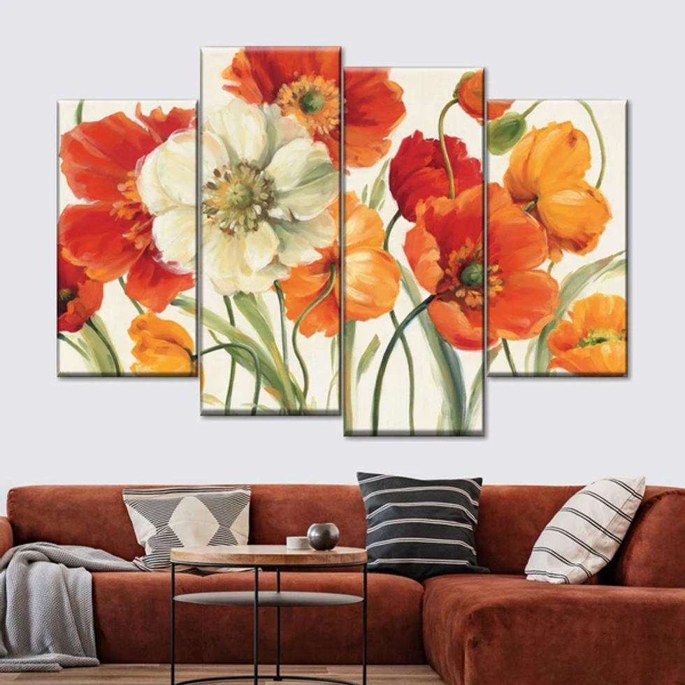 orange wall decor ideas youll love 4