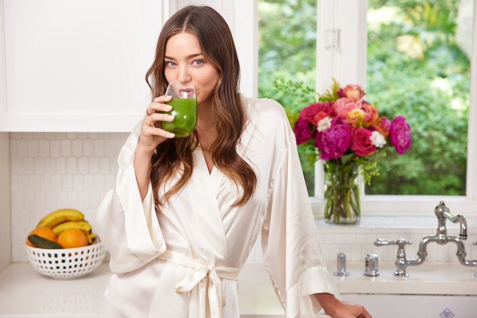Organic Glow Antioxidant Benefits For Skin Miranda Kerr Celery Juice