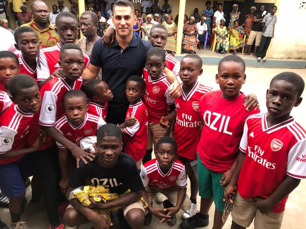 Ozil's agent Dr Sogut Erkut says his client is hugely dedicated to helping those in need