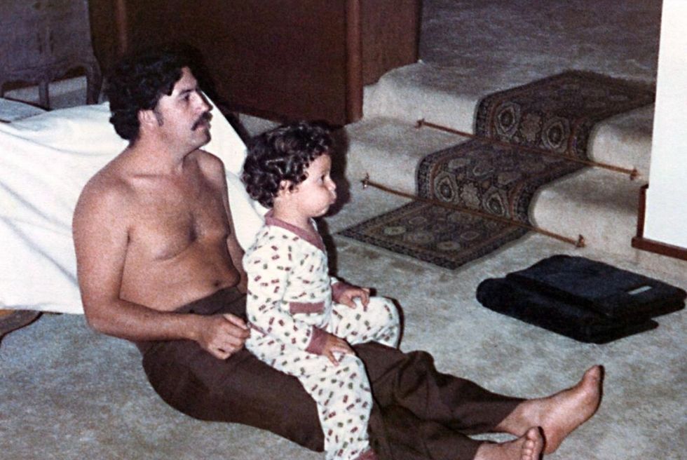 Pablo Escobar dhe djali i tij, vitet ’70