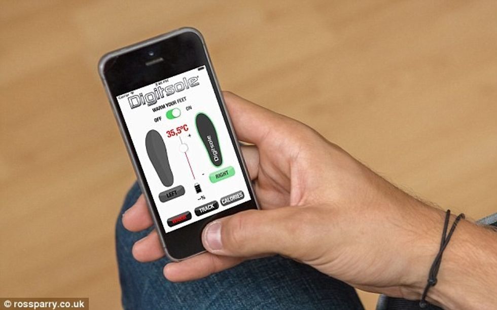 Pajisja e vendosur ne kepuce per te mbajtur kembet nxehte foto 2