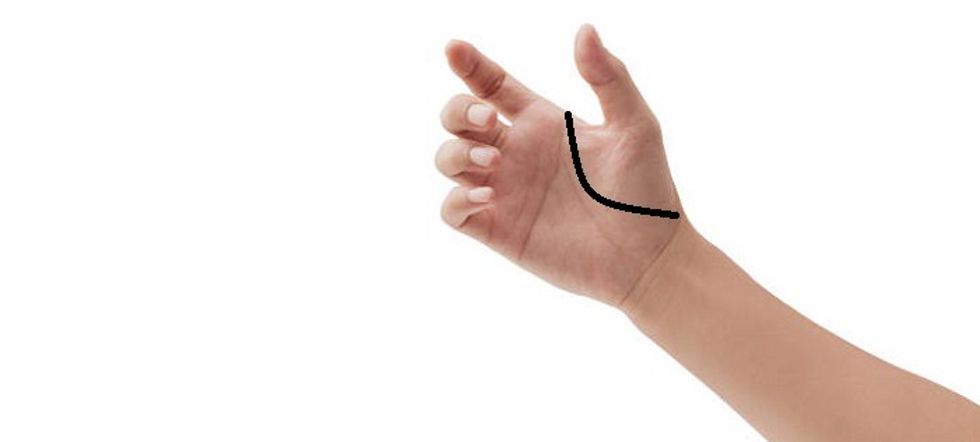 Palm Reading Life Line