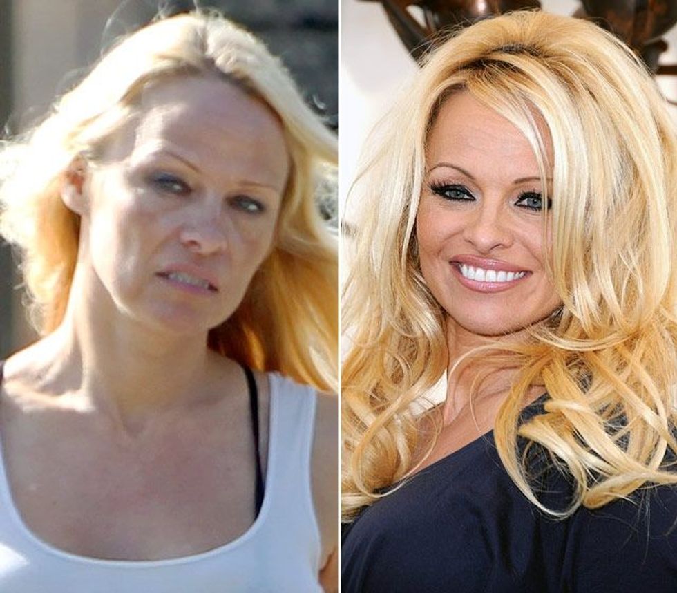 pam anderson nomakeup