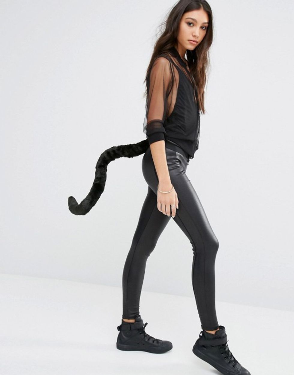 Pantallona me bisht jane trendi i fundit i modes foto 6