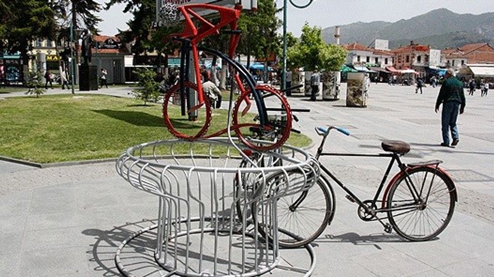 Parkingje per bicikleta ne Prilep