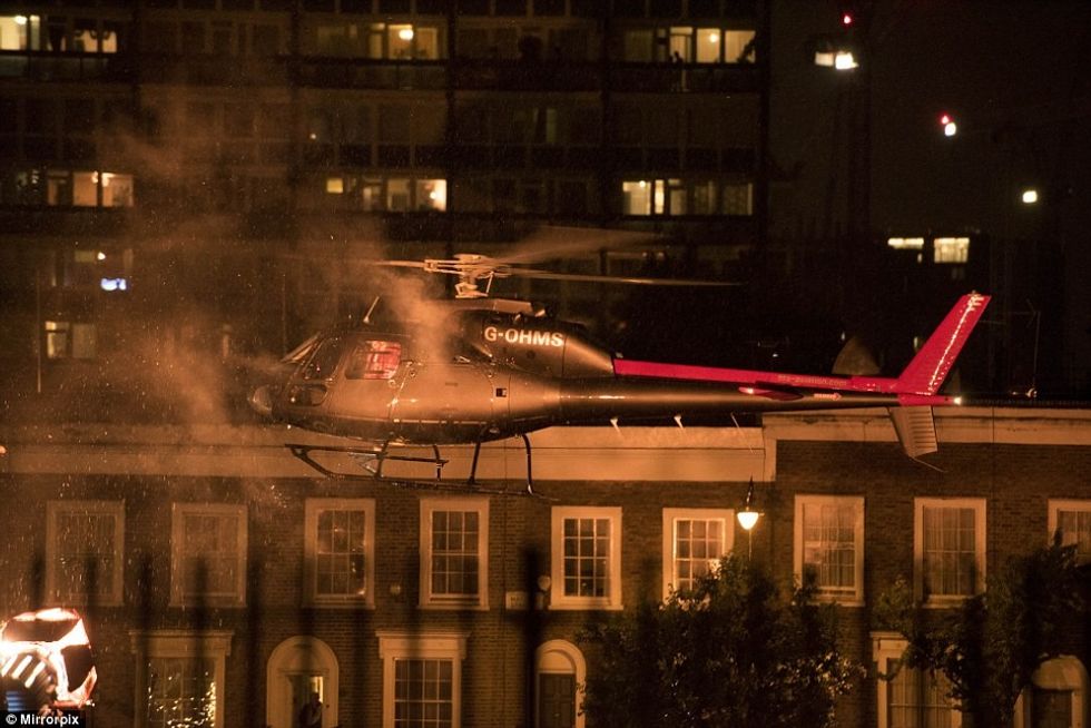 Parku mbulohet nga bora per te filmuar nje reklame per fund te vitit foto 4