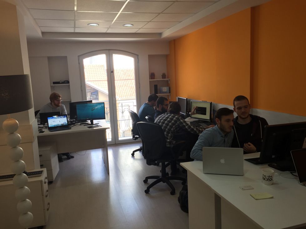 part of the team working from Prishtina