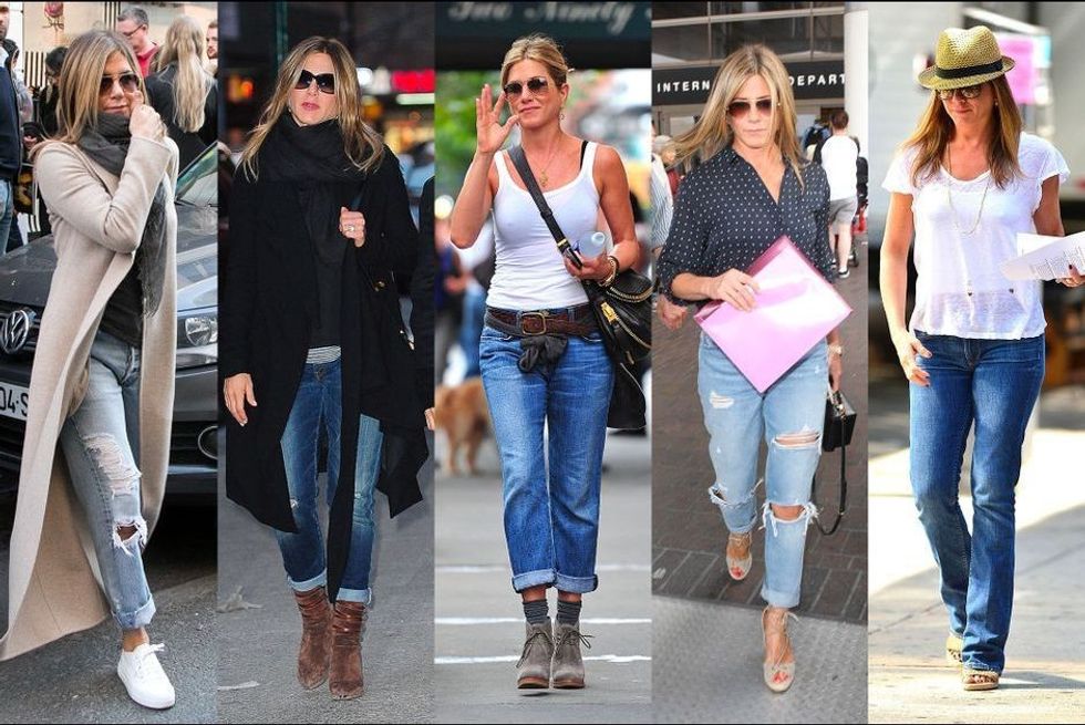 People Style Jennifer Aniston toujours en jean