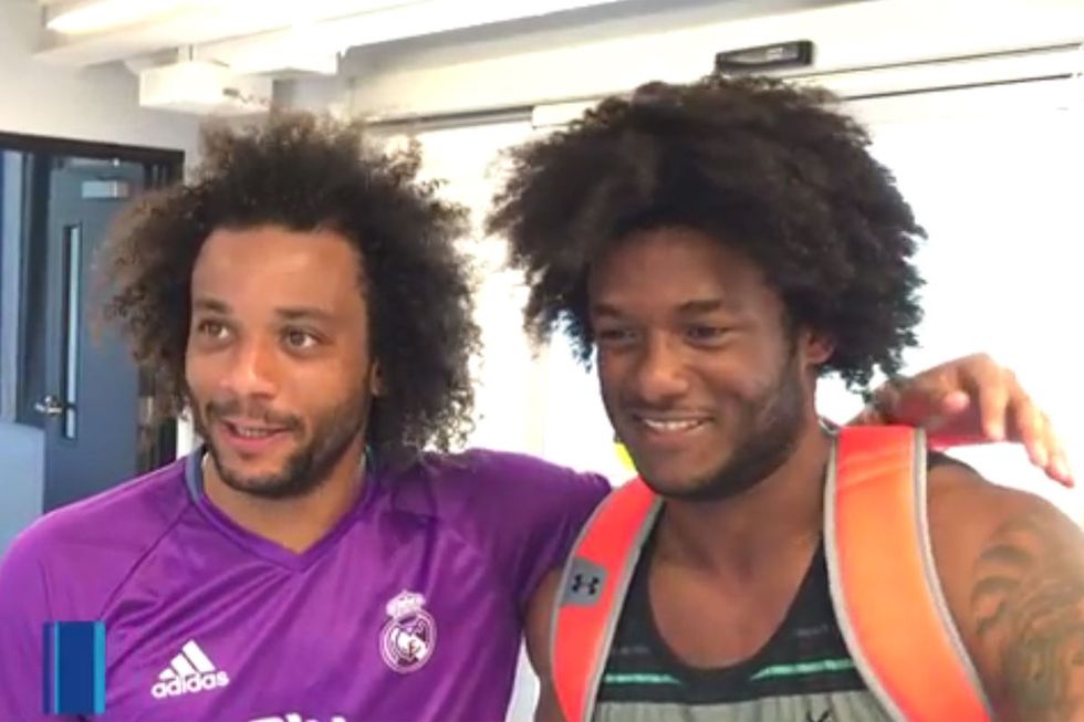 Personi që ngjan me Marcelon është po ashtu futbollist.