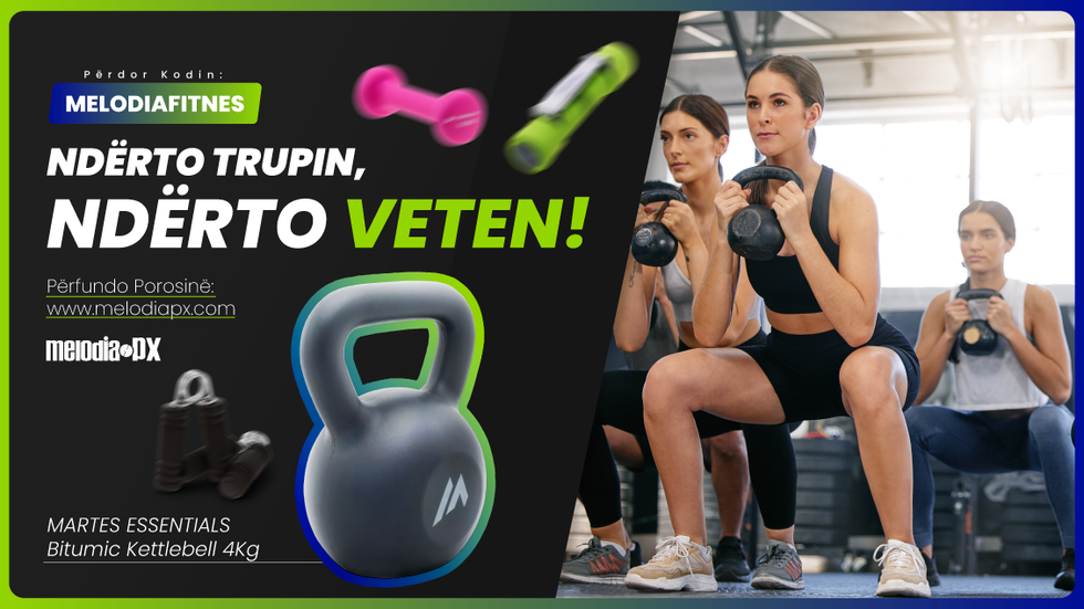 Peshë MARTES ESSENTIALS Bitumic Kettlebell 4Kg