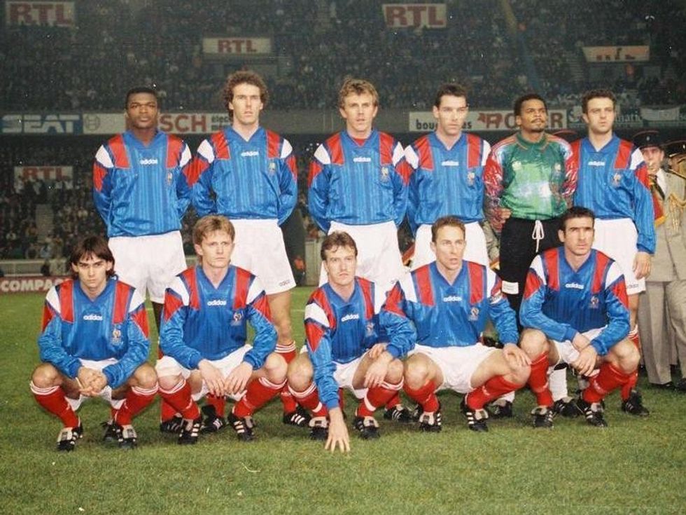 Petit dhe Cantona kur ishin pjesë e Francës