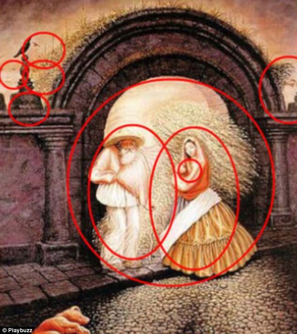 Piktura lashtë shfaqë nëntë fytyra të ndryshme provoni ti gjeni te gjitha foto 2