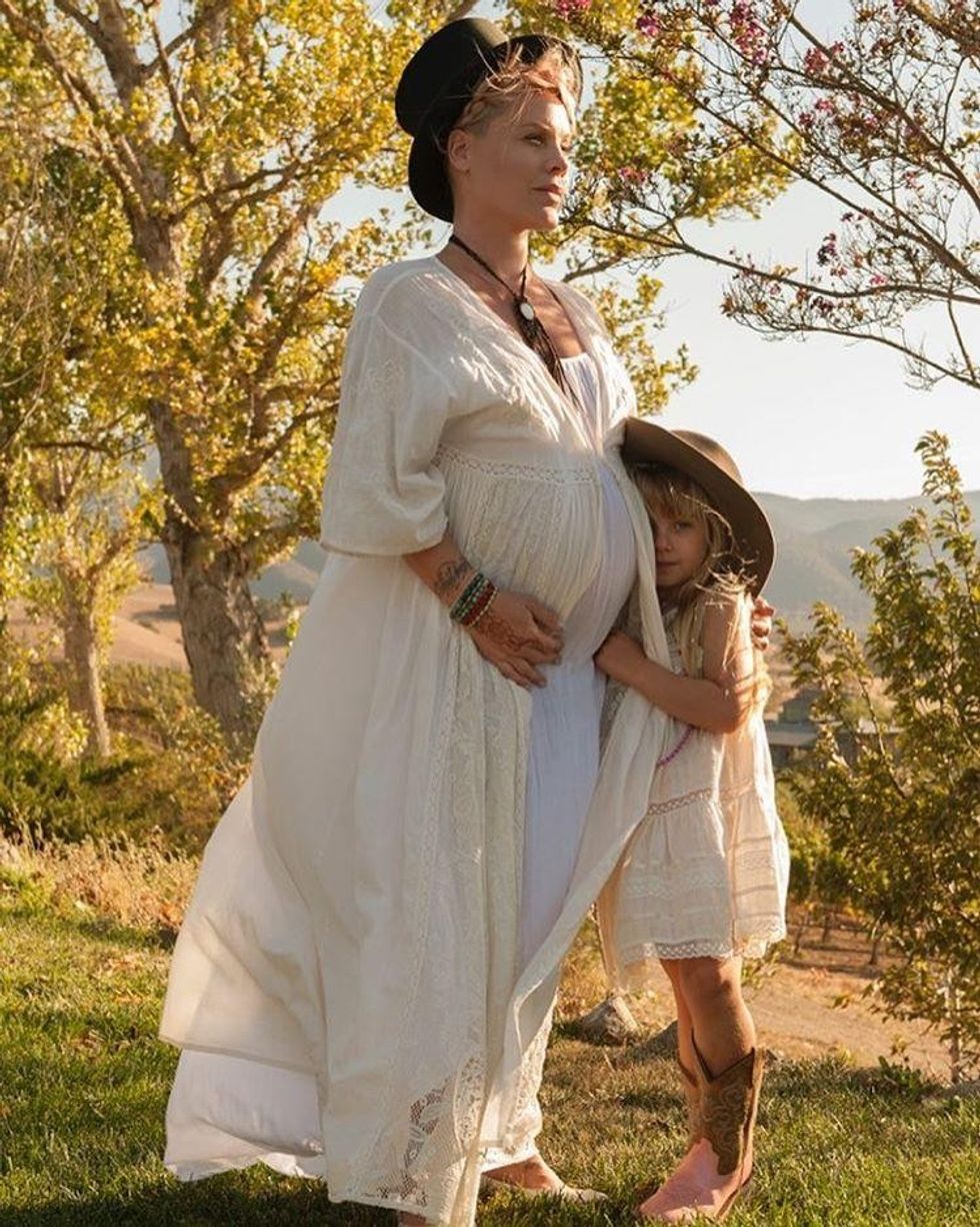 Pink në pritje të fëmijës së dytë.