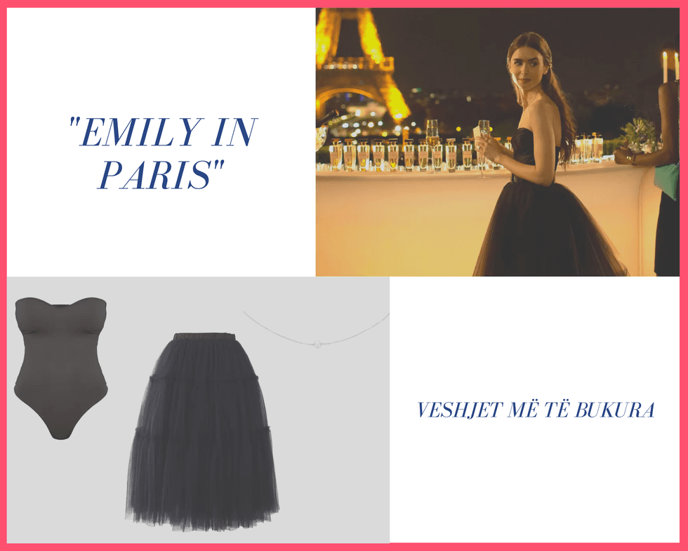 Pink Tropical Girl Portrait Fashion Photo Collage 3