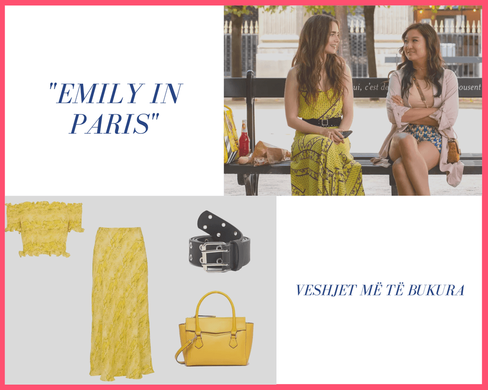 Pink Tropical Girl Portrait Fashion Photo Collage 7