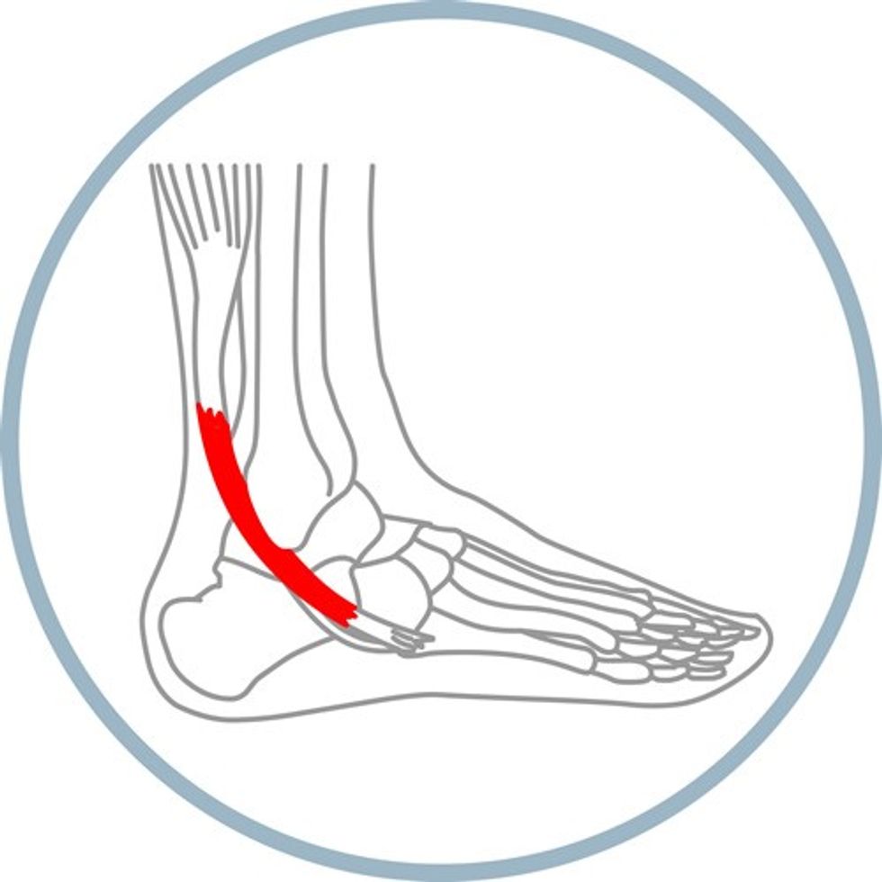 Pjesa e këmbës ku është lënduar Bale.