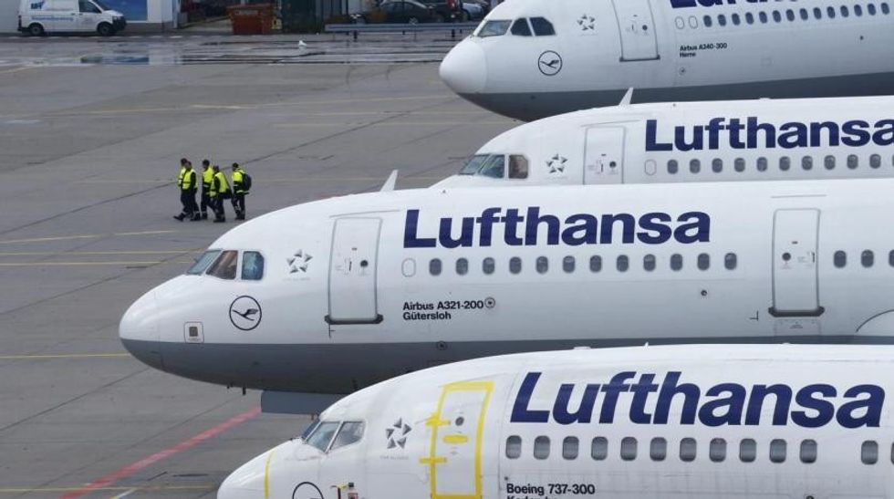 planes stand on the tarmac during a pilots strike of german airline lufthansa at frankfurt airport germany november 23 2016. reuters