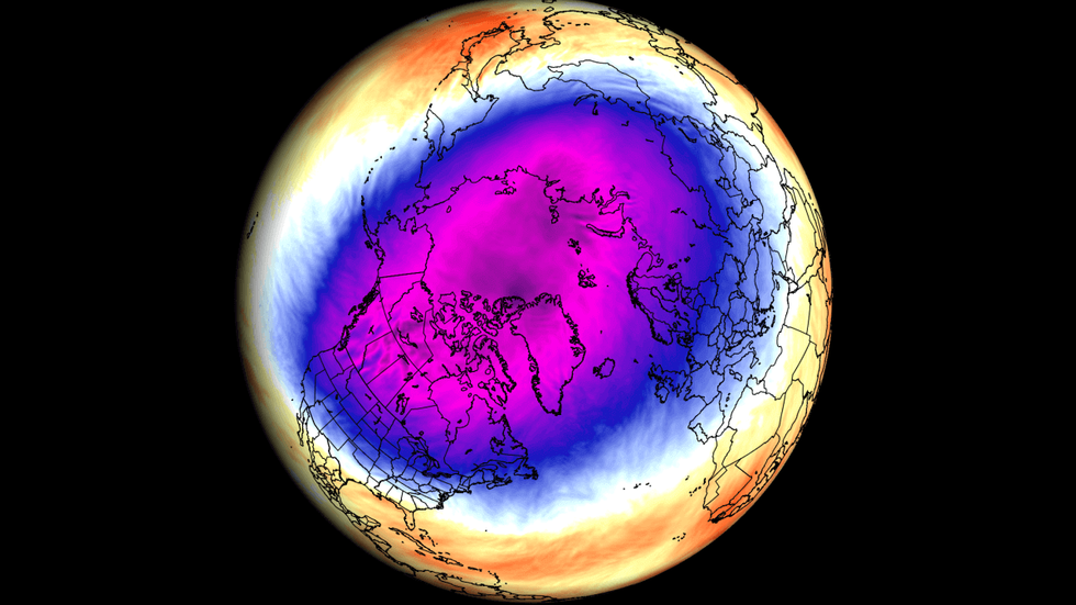 polar vortex north hemisphere winter 2022 2023 weather forecast pattern snowfall cold warm united states canada europe
