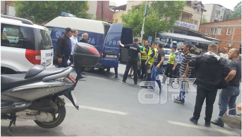 Policia arrest Shkup 2