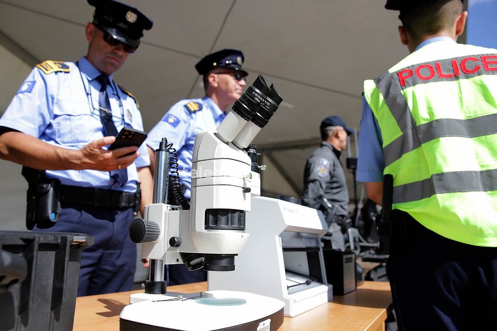 Policia e Kosoves i ekspozon me rastin e 24 vjetorit te themelimit foto Ridvan Slivova 46