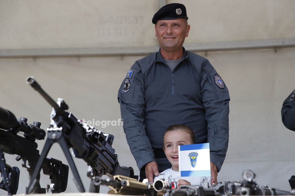 Policia e Kosoves i ekspozon me rastin e 24 vjetorit te themelimit foto Ridvan Slivova 88