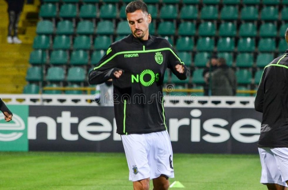 poltava ukraine october andre pinto uefa europa league match vorskla vs sporting lissabon portugal 128562988