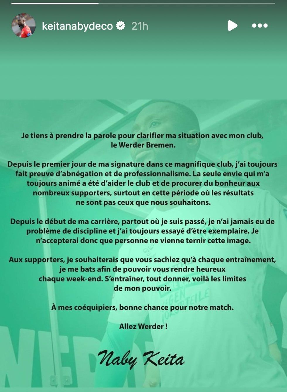 Por mesfushori e ka mohuar fuqishëm këtë në Instagram